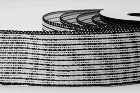Striped Wired Ribbon_KF6630GC-1-53_White